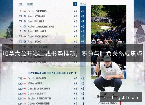 加拿大公开赛出线形势推演，积分与胜负关系成焦点